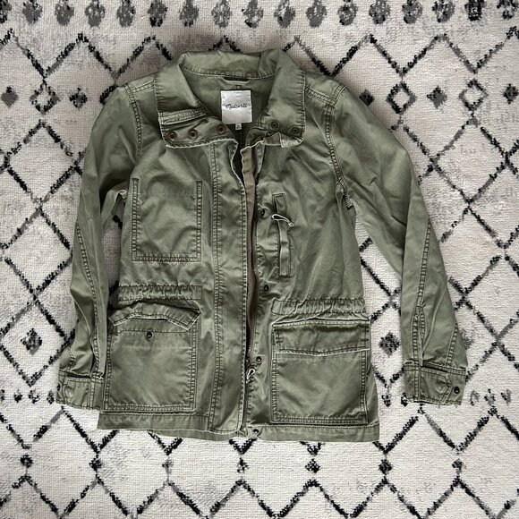 Madewell Green Utility Jacket - Picture 1 of 2